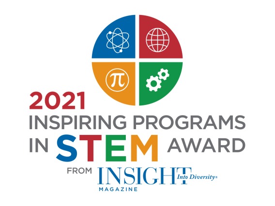 2021 Inspiring Programs in STEM Award logo from INSIGHT into Diversity Magazine